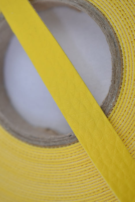 Yellow Eco-leather strip