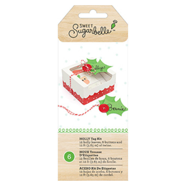 Gift Tag Holly Label Kit