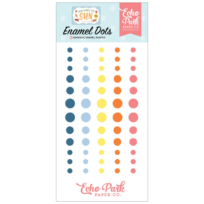 Enamel Dots Here Comes The Sun