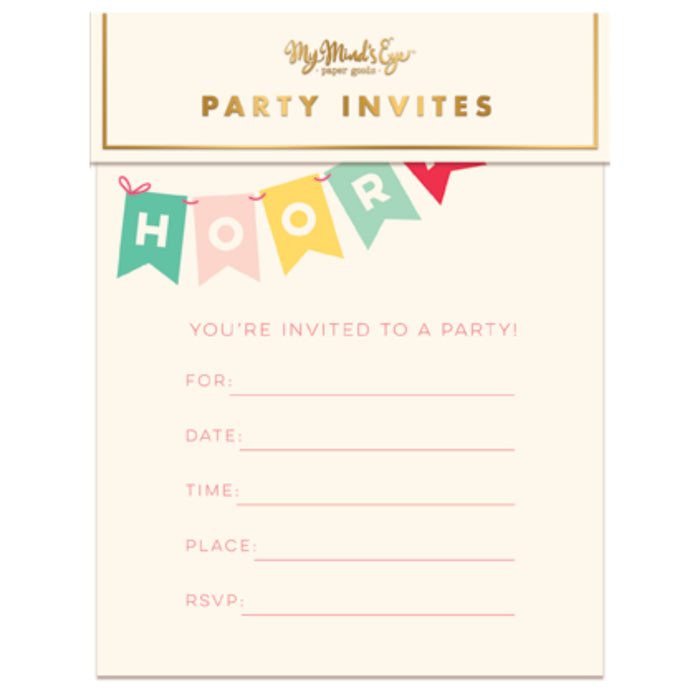 Invitaciones Hooray