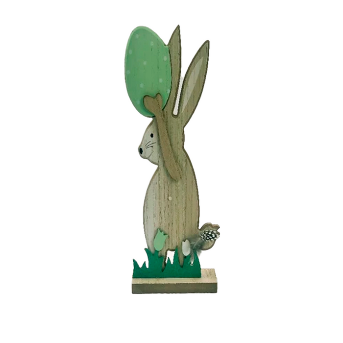Wooden Ornament Easter Bunny
