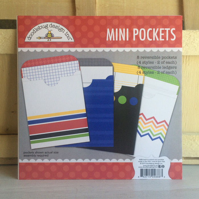 Mini pockets craft kit Back to the School