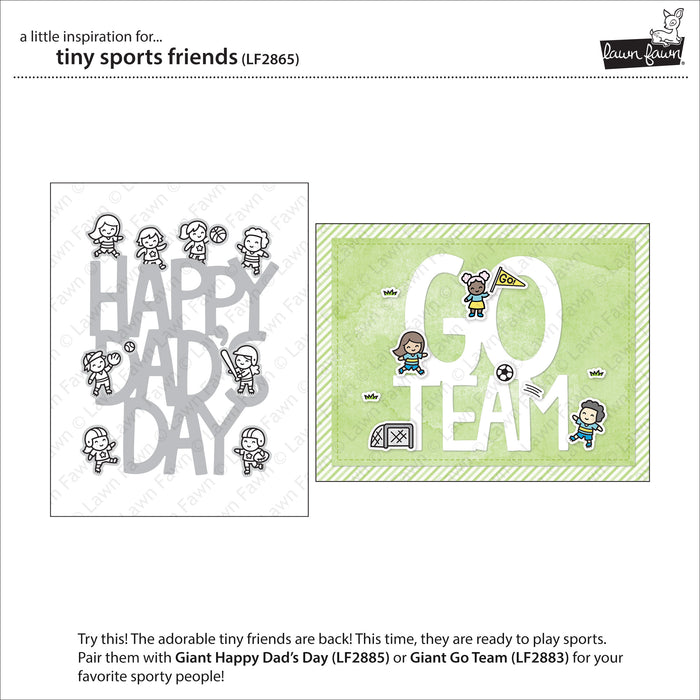 Tiny Sports Friends Stamp
