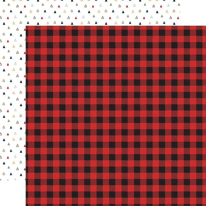 Wild Plaid Paper Let's Go Camping