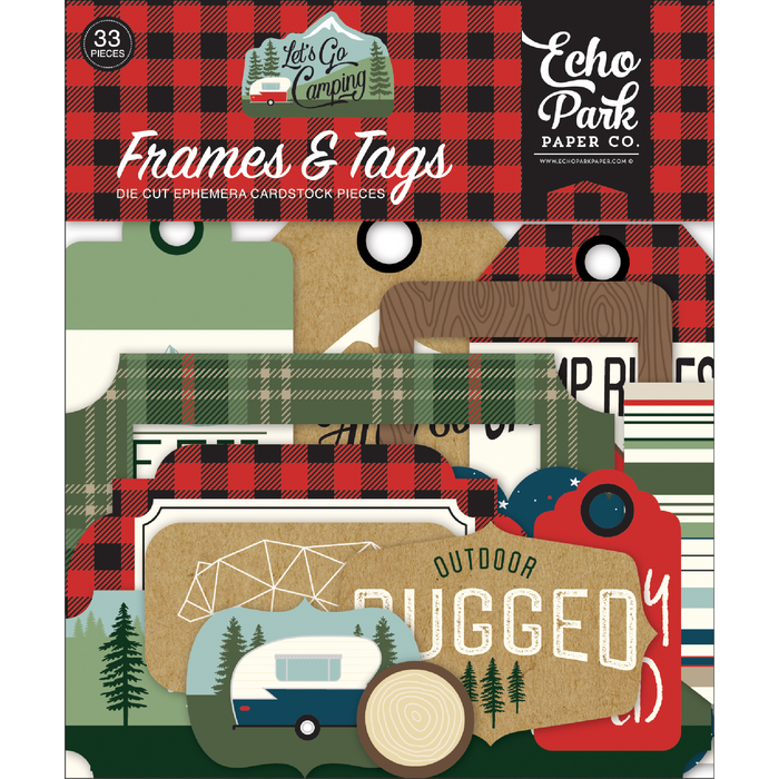 Frames & Tags Let's Go Camping