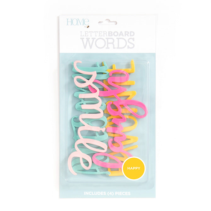 Word Packs Happy Letter Board