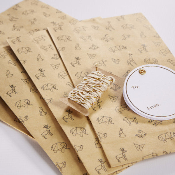 Fauna Origami Paper Bag Kit