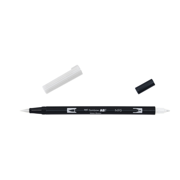 Rotulador Acuarelable Tombow Dual Brush-Pen Abt N95 Cool Grey 1