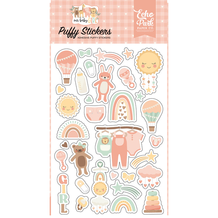 Puffy Our Baby Girl Stickers