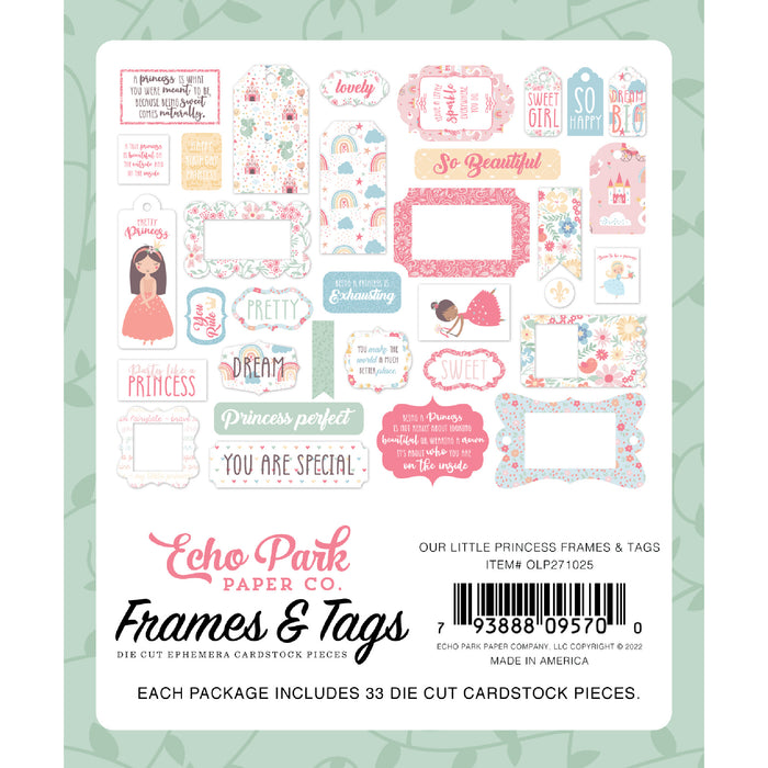 Frames &amp; Tags Our Little Princess