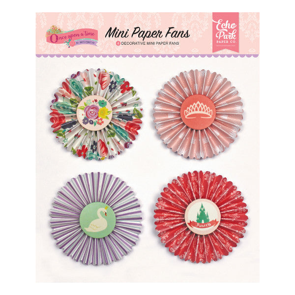 Mini Paper Fans Once Upon A Time Princess