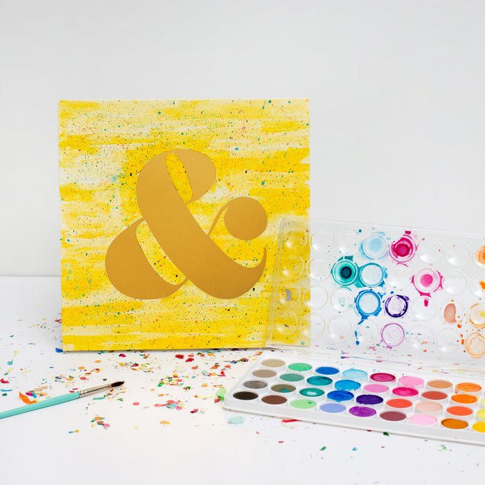Ampersand Watercolor Panel 10x10 Color Reveal
