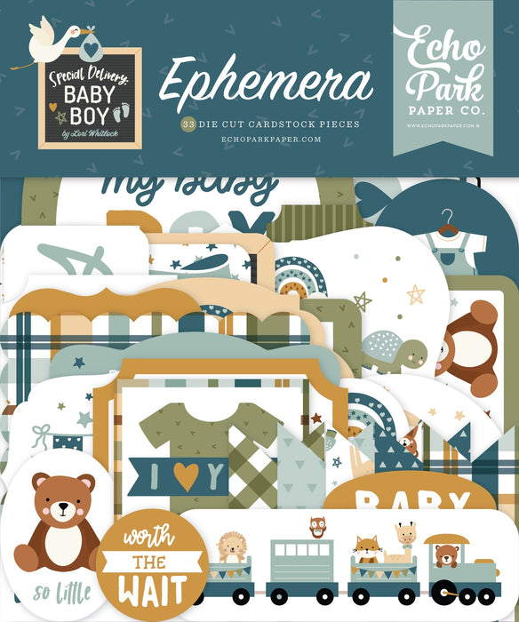Ephemera Special Delivery Baby Boy