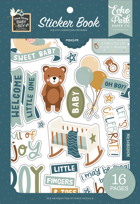 Sticker Book Special Delivery Baby Boy