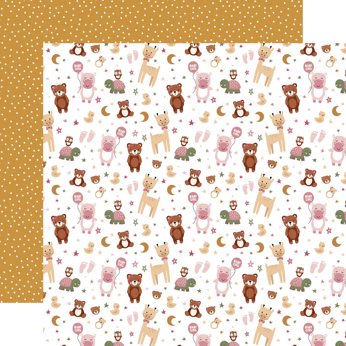 Papel Baby Girl's Animals Special Delivery Baby Girl