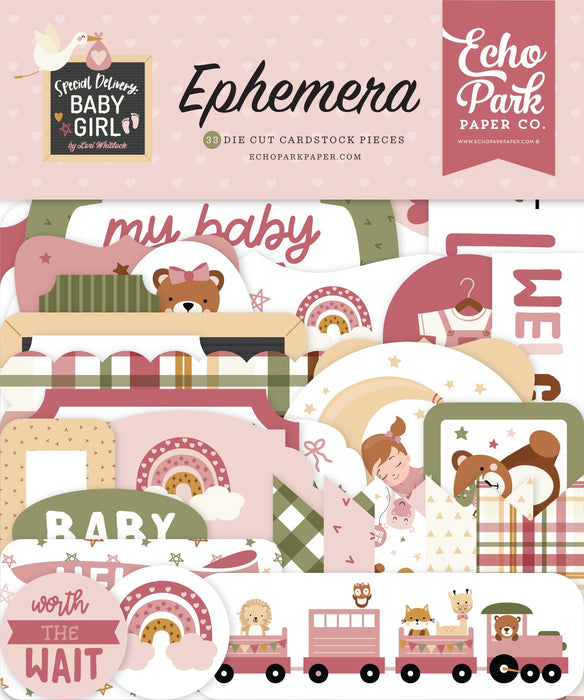 Ephemera Special Delivery Baby Girl