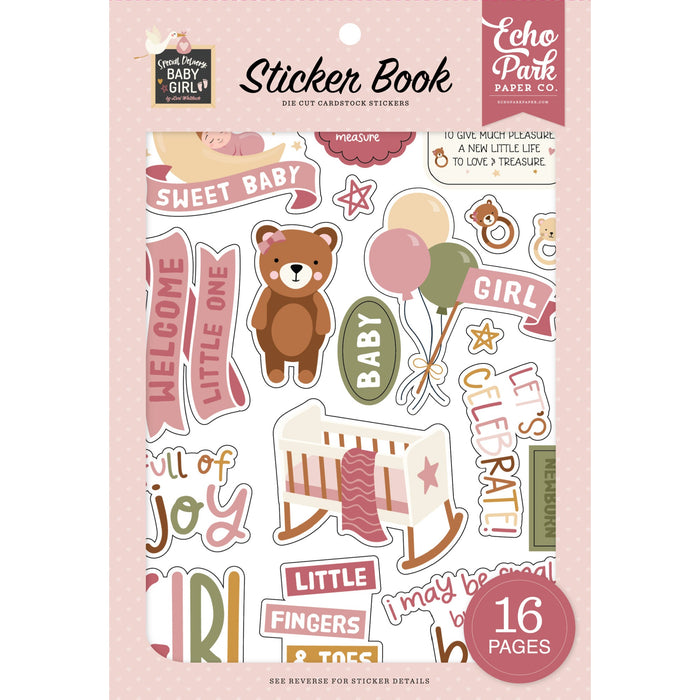 Sticker Book Special Delivery Baby Girl