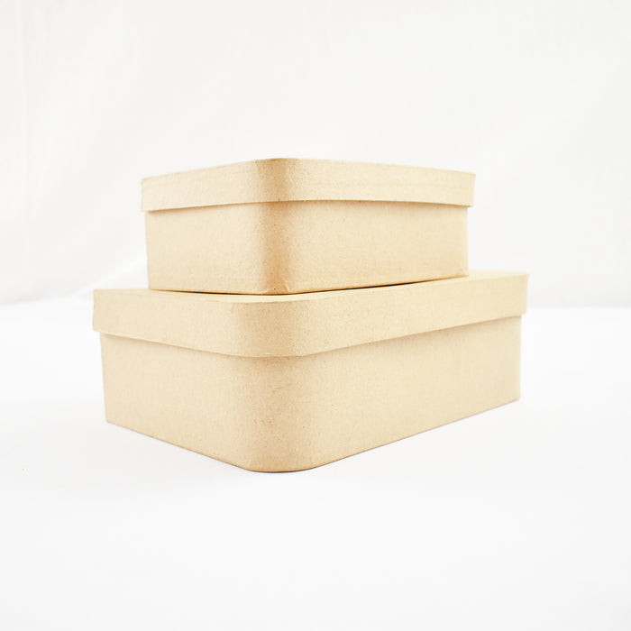 Set Caja de Cartón Kraft