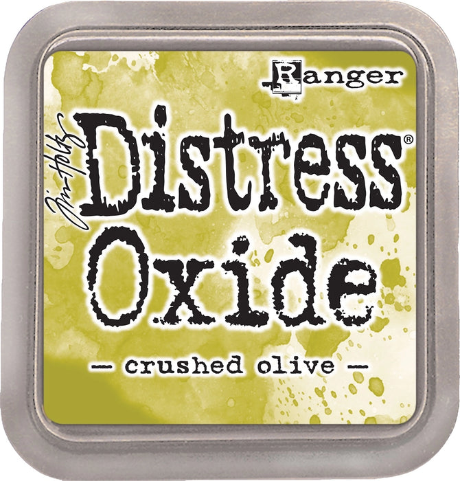 Tampon encreur Distress Oxides Olive broyée Tim Holtz