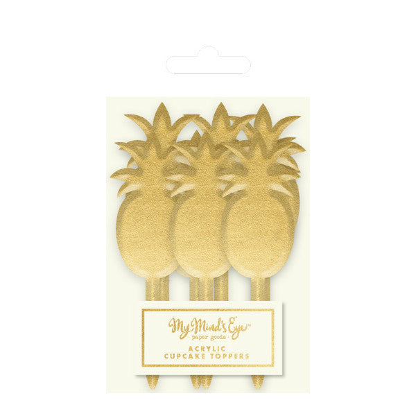 Trend Pineapple Cupcake Toppers