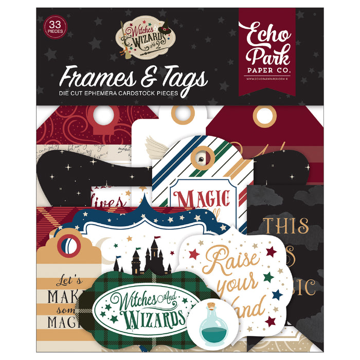 Frames & Tags Witches & Wizards No.2