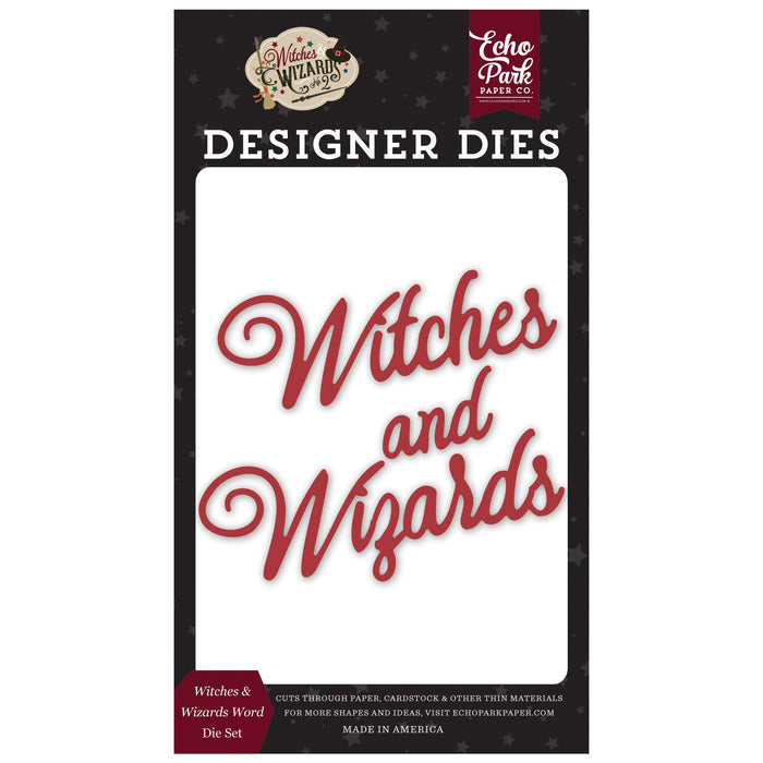 Witches &amp; Wizards Word Die Set Witches &amp; Wizards No.2