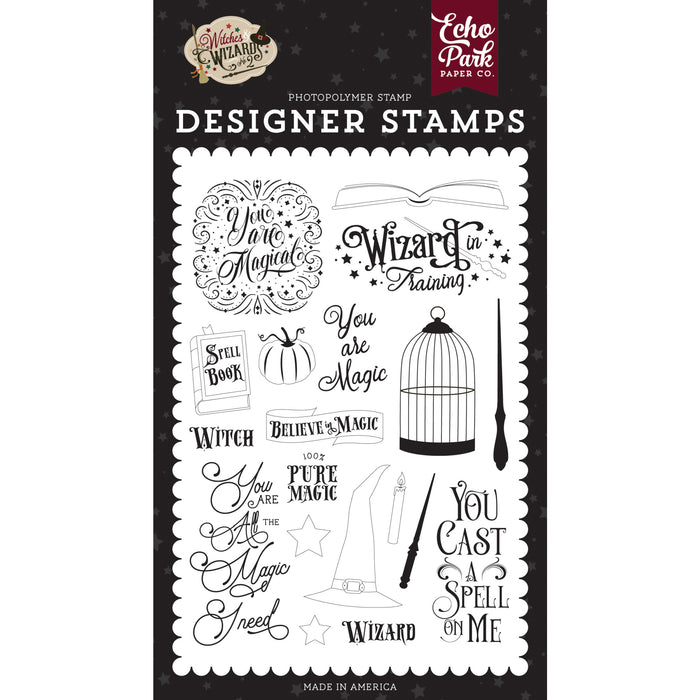 You Are Magic Stamp Set Witches & Wizards No.2