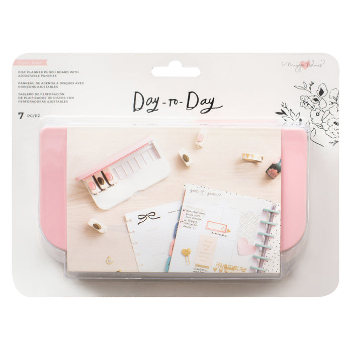 Adjustable Planner Punch Board Day to Day Disc Planner