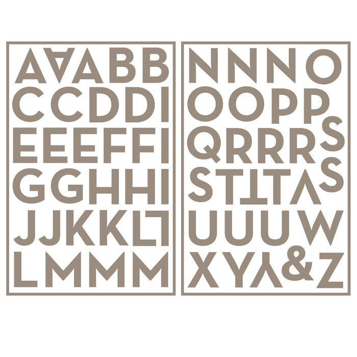 Brodaside Alphabet Adhesive Stencil by Hazel Ruby!