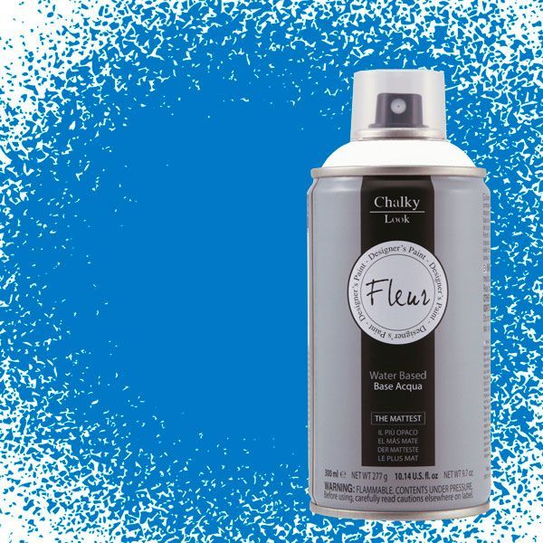 Fleur Chalky Look Spray Paint 300 ml Primary Cyan