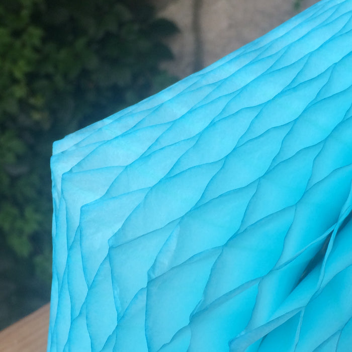 31 cm Turquoise Honeycomb Diamond