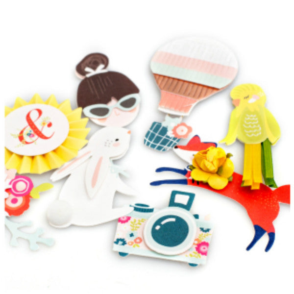 Lovely day 3D Stickers Set
