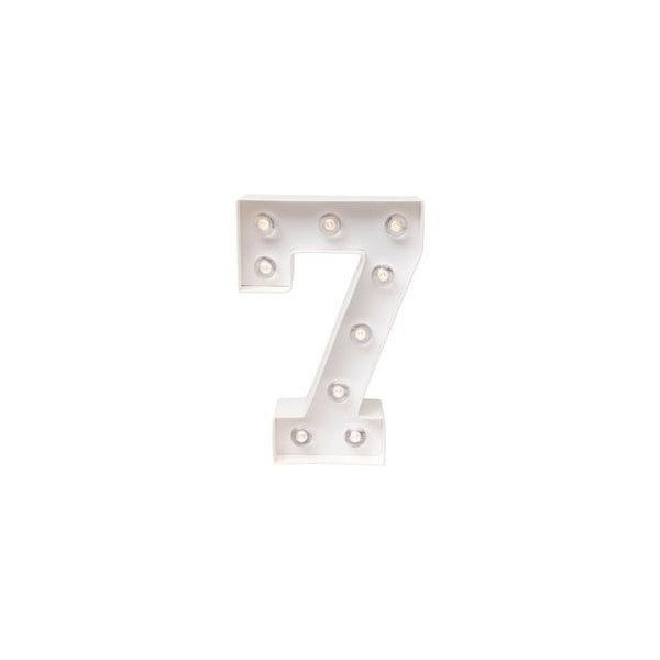 Number 7 Marquee Love of 20 cm.