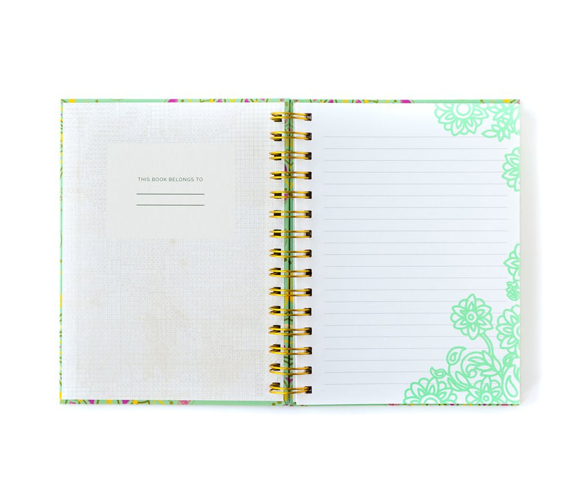 Spiral Notebook Indie Chic Paper Love